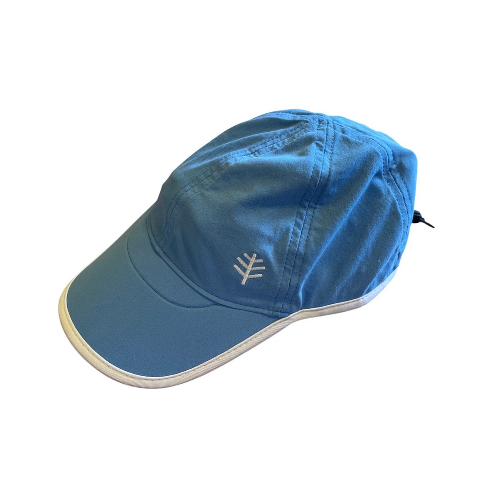 Coolibar Wave Rider Sport Cap Light Blue Sun Hat UPF 50+ Adjustable S/M 10395